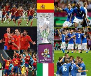 Puzzle Ισπανία vs Ιταλία. Ευρώ 2012 τελικό